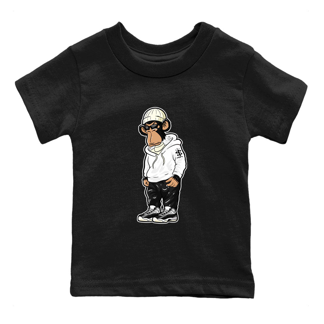 AJ11 Gratitude shirt to match jordans Sneakerhead Monkey sneaker tees 11s Gratitude SNRT Sneaker Release tees baby toddler Black 2 cotton Sneaker T-Shirt