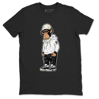 AJ11 Gratitude shirt to match jordans Sneakerhead Monkey sneaker tees 11s Gratitude SNRT Sneaker Release Tees unisex cotton Black 2 crew neck shirt
