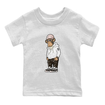 11s Neapolitan shirt to match jordans Sneakerhead Monkey sneaker tees Air Jordan 11 Neapolitan SNRT Sneaker Release Tees Baby Toddler White 2 T-Shirt