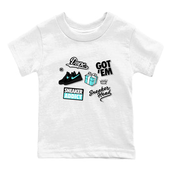 Air Force 1 x Tiffany shirt to match jordans Sneakerhead Sticker sneaker tees Air Force 1 Tiffany SNRT sneaker release tees baby toddler White 2 cotton Shirt