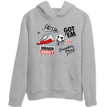 Air Jordan 12 Cherry shirt to match jordans Sneakerhead Sticker sneaker matching tees 12s Cherry SNRT Sneaker Tees Unisex Heather Grey 2 T-Shirt