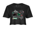 Air Jordan 2 Low Christmas shirt to match jordans Speicla Holiday Christmas Shirts Sneakerhead Sticker sneaker tees Air Jordan 2 Christmas SNRT Sneaker Tees Sneaker Matching Shirt Black 2 Crop T-Shirt