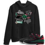 Air Jordan 2 Low Christmas shirt to match jordans Speicla Holiday Christmas Shirts Sneakerhead Sticker sneaker tees Air Jordan 2 Christmas SNRT Sneaker Tees Sneaker Matching Shirt Unisex Black 1 T-Shirt