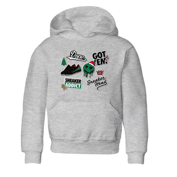 Air Jordan 2 Low Christmas shirt to match jordans Speicla Holiday Christmas Shirts Sneakerhead Sticker sneaker tees Air Jordan 2 Christmas SNRT Sneaker Tees Sneaker Matching Shirt Baby Toddler Heather Grey 2 T-Shirt