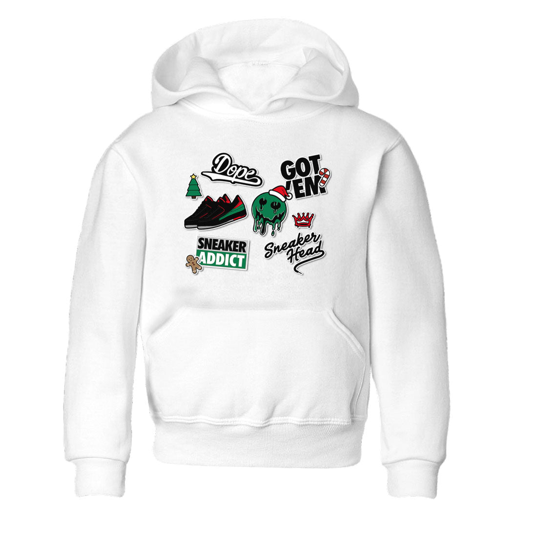 Air Jordan 2 Low Christmas shirt to match jordans Speicla Holiday Christmas Shirts Sneakerhead Sticker sneaker tees Air Jordan 2 Christmas SNRT Sneaker Tees Sneaker Matching Shirt Baby Toddler White 2 T-Shirt