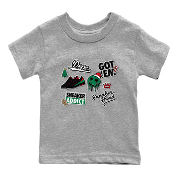 Air Jordan 2 Low Christmas shirt to match jordans Speicla Holiday Christmas Shirts Sneakerhead Sticker sneaker tees Air Jordan 2 Christmas SNRT Sneaker Tees Sneaker Matching Shirt Baby Toddler Heather Grey 2 T-Shirt