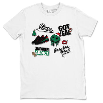 Air Jordan 2 Low Christmas shirt to match jordans Speicla Holiday Christmas Shirts Sneakerhead Sticker sneaker tees Air Jordan 2 Christmas SNRT Sneaker Tees Sneaker Matching Shirt Unisex White 2 T-Shirt