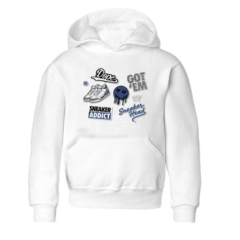 3s Midnight Navy shirt to match jordans Sneakerhead Sticker sneaker match tee Air Jordan 3 Midnight Navy SNRT Sneaker Tees baby toddler White 2 cotton Shirt