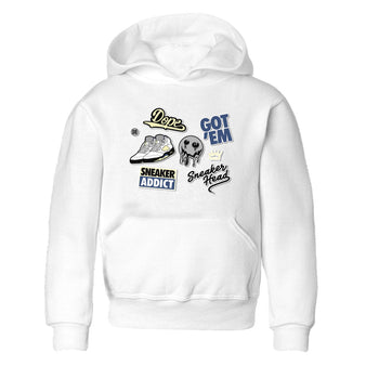 5s A Ma Maniere x Photon Dust shirt to match jordans Sneakerhead Sticker sneaker matching tees Air Jordan 5 x A Ma Maniere "Dawn" SNRT Sneaker Tees Baby Toddler White 2 T-Shirt