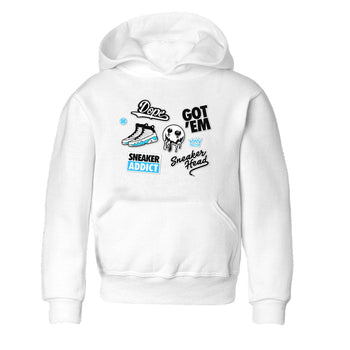 9s Powder Blue shirt to match jordans Sneakerhead Sticker sneaker tees Air Jordan 9 Powder Blue SNRT sneaker release tees baby toddler White 2 cotton Shirt