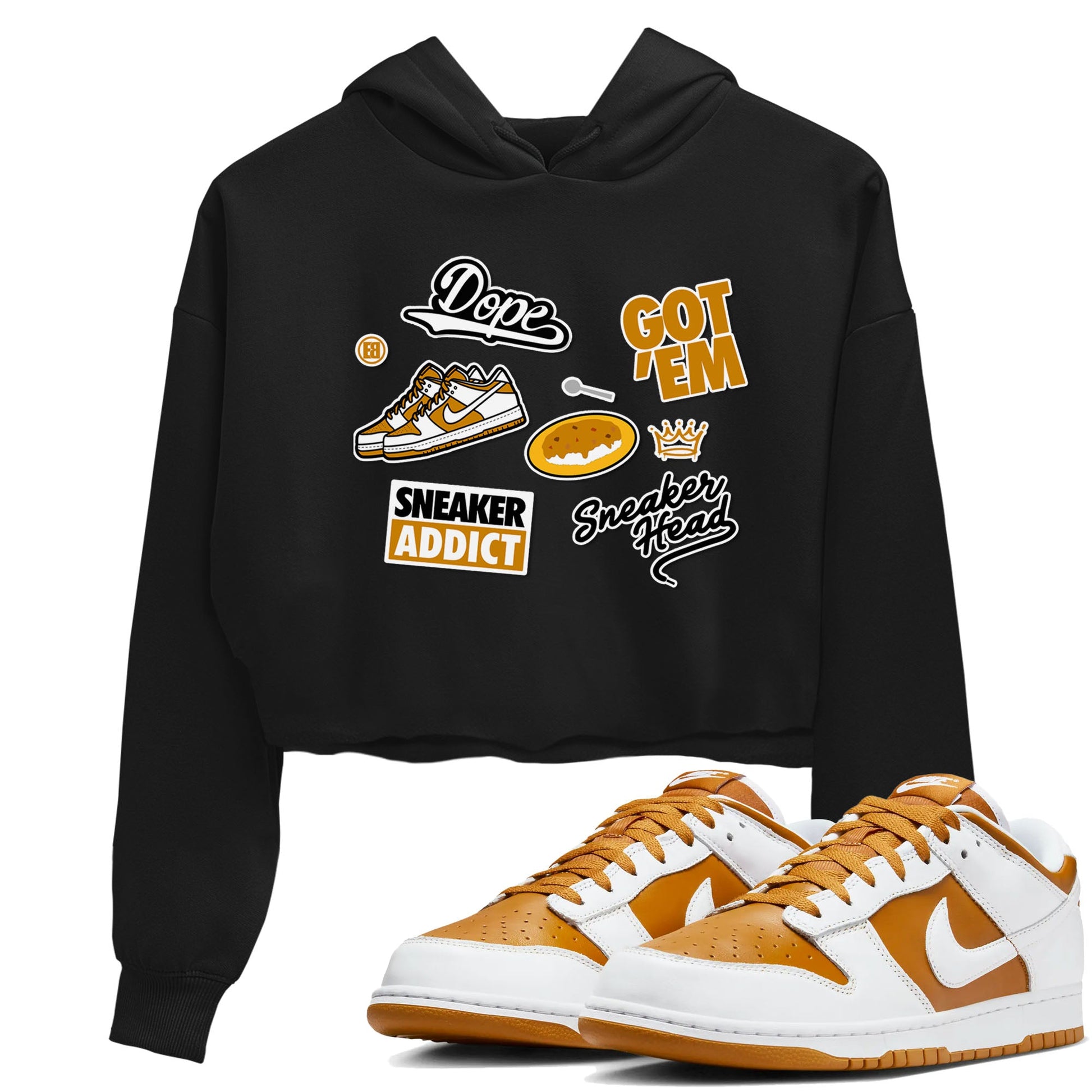 Dunk Dark Curry shirt to match jordans Sneakerhead Sticker sneaker tees streetwear brand Dunk Dark Curry SNRT Sneaker Release Tees Black 1 crop length shirt
