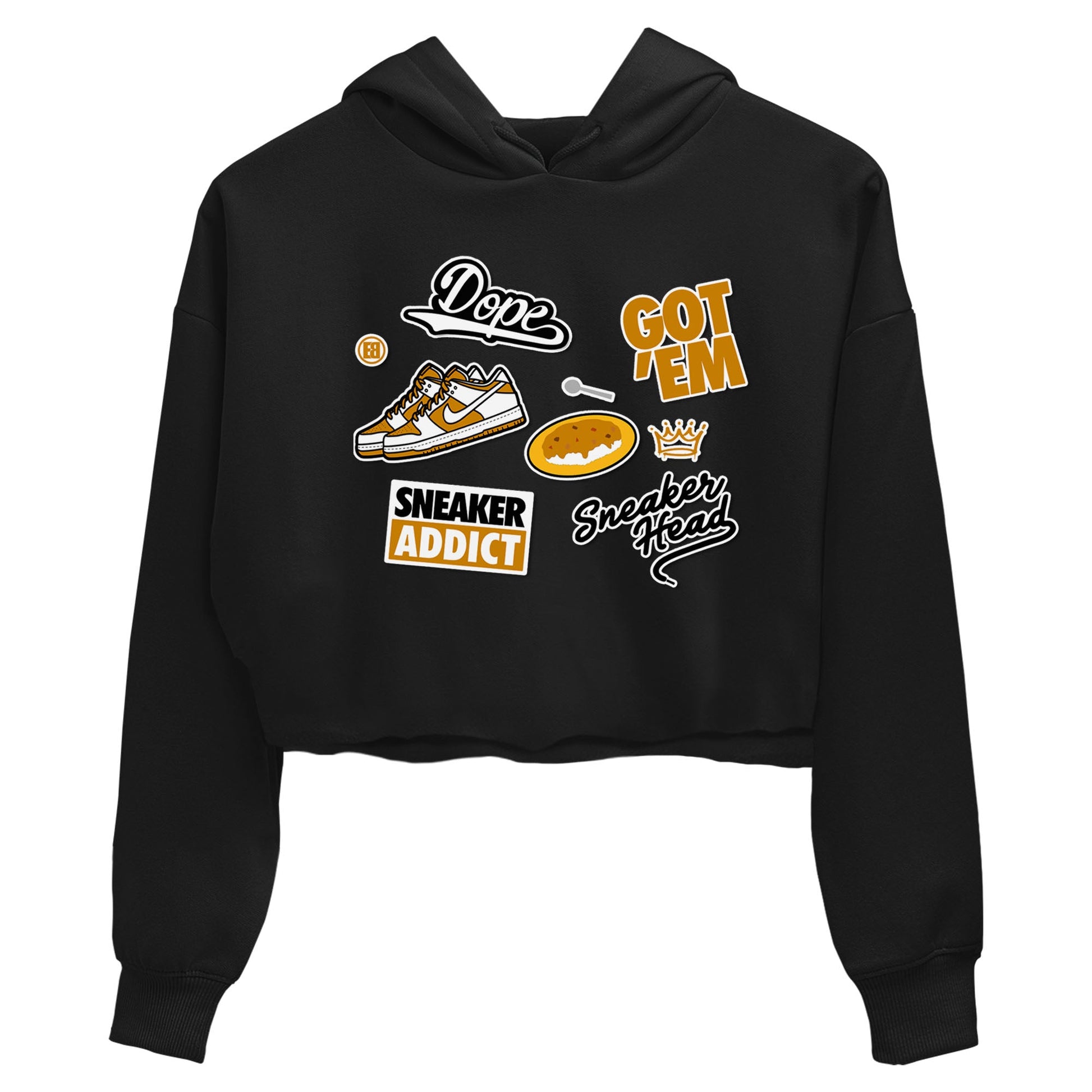 Dunk Dark Curry shirt to match jordans Sneakerhead Sticker sneaker tees streetwear brand Dunk Dark Curry SNRT Sneaker Release Tees Black 2 crop length shirt