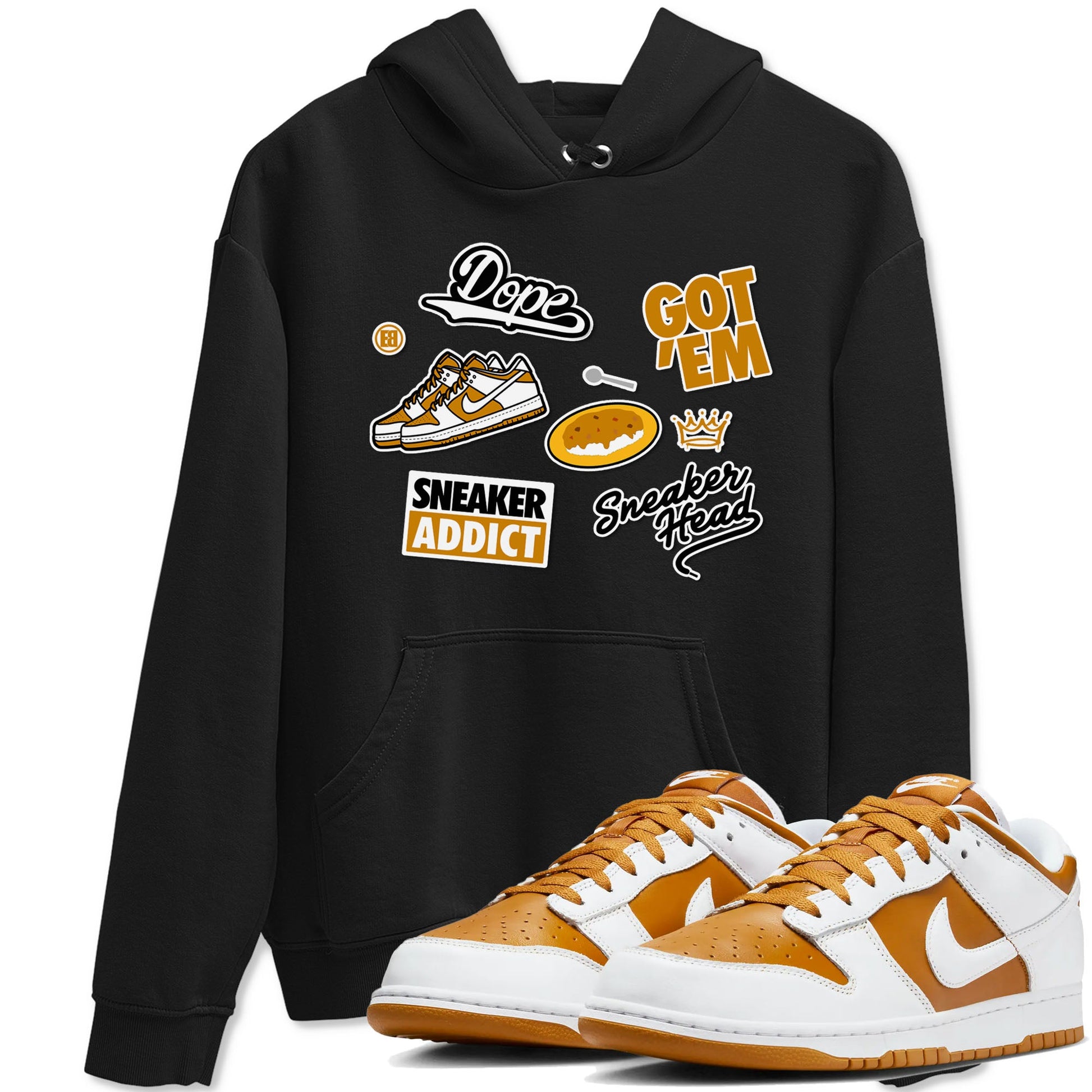 Dunk Dark Curry shirt to match jordans Sneakerhead Sticker sneaker tees streetwear brand Dunk Dark Curry SNRT Sneaker Release Tees unisex cotton Black 1 crew neck shirt