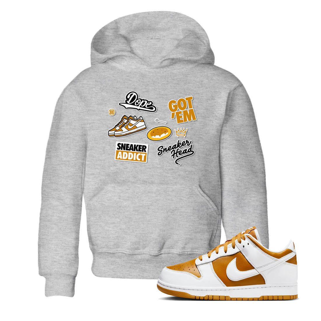 Dunk Dark Curry shirt to match jordans Sneakerhead Sticker sneaker tees streetwear brand Dunk Dark Curry SNRT sneaker release tees baby toddler Heather Grey 1 cotton Shirt