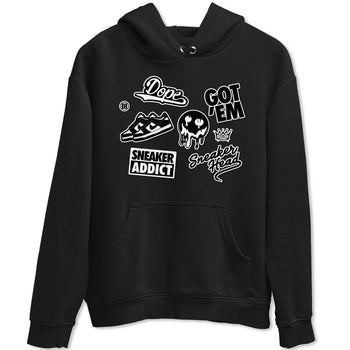 Dunk Low Panda shirt to match jordans Sneakerhead Sticker sneaker tees Dunk Panda SNRT Sneaker Tees unisex cotton Black 2 crew neck shirt