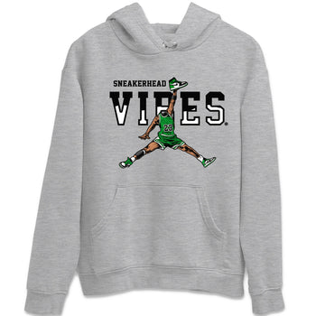 Air Jordan 1 Celtics Sneaker Match Tees Sneakerhead Vibes Sneaker Tees Air Jordan 1 Retro Celtics Sneaker Release Tees Unisex Shirts Heather Grey 2