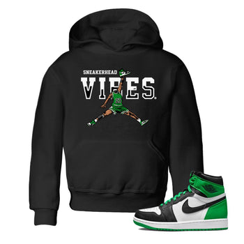 Air Jordan 1 Celtics Sneakerhead Vibes Baby and Kids Sneaker Tees Air Jordan 1 Retro Celtics Kids Sneaker Tees Washing and Care Tip
