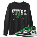 Air Jordan 1 Celtics Sneaker Match Tees Sneakerhead Vibes Sneaker Tees Air Jordan 1 Retro Celtics Sneaker Release Tees Unisex Shirts Black 1