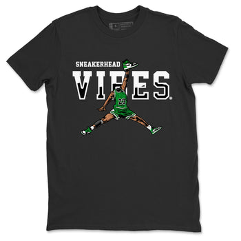 Air Jordan 1 Celtics Sneaker Match Tees Sneakerhead Vibes Sneaker Tees Air Jordan 1 Retro Celtics Sneaker Release Tees Unisex Shirts Black 2