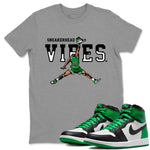 Air Jordan 1 Celtics Sneakerhead Vibes Crew Neck Sneaker Tees Air Jordan 1 Retro Celtics Sneaker T-Shirts Size Chart