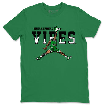 Air Jordan 1 Celtics Sneaker Match Tees Sneakerhead Vibes Sneaker Tees Air Jordan 1 Retro Celtics Sneaker Release Tees Unisex Shirts Kelly Green 2