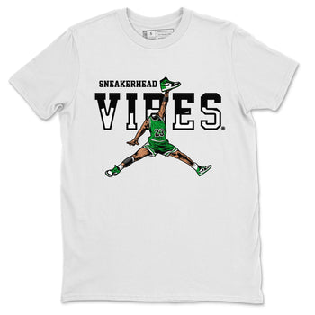 Air Jordan 1 Celtics Sneaker Match Tees Sneakerhead Vibes Sneaker Tees Air Jordan 1 Retro Celtics Sneaker Release Tees Unisex Shirts White 2