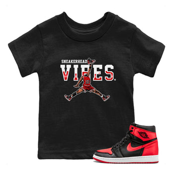 Air Jordan 1 Satin Bred shirt to match jordans Sneakerhead Vibes sneaker tees Air Jordan 1 Retro Satin Bred SNRT Sneaker Release Tees Baby Toddler Black 1 T-Shirt