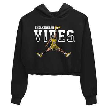 1s Yellow Ochre shirt to match jordans Sneakerhead Vibes sneaker tees streetwear brand Air Jordan 1 High OG Yellow Ochre SNRT Sneaker Release Tees Black 2 crop length shirt