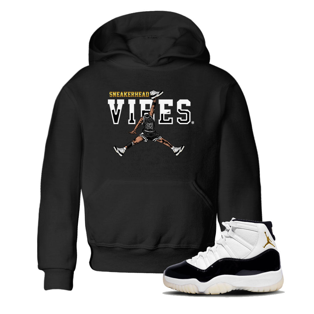 AJ11 Gratitude sneaker shirt to match jordans Sneakerhead Vibes sneaker tees Air Jordan 11 Gratitude SNRT Sneaker Release Tees Baby Toddler Black 1 T-Shirt