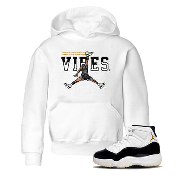 AJ11 Gratitude sneaker shirt to match jordans Sneakerhead Vibes sneaker tees Air Jordan 11 Gratitude SNRT Sneaker Release Tees Baby Toddler White 1 T-Shirt
