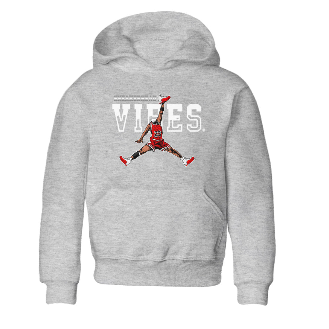 12s Cherry Sneaker Match Tees Jumpman Sneakerhead Vibes Sneaker Tees Air Jordan 12 Cherry Sneaker Release Tees Kids Shirts Heather Grey 2