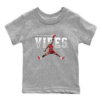 12s Cherry Sneaker Match Tees Jumpman Sneakerhead Vibes Sneaker Tees Air Jordan 12 Cherry Sneaker Release Tees Kids Shirts Heather Grey 2