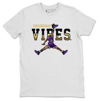 Air Jordan 12 Field Purple Sneaker Match Tees Sneakerhead Vibes Sneaker Tees AJ12 Field Purple Sneaker Release Tees Unisex Shirts White 2