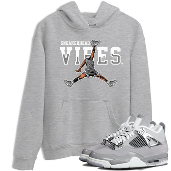 Air Jordan 4 Retro Frozen Moments shirt to match jordans Sneakerhead Vibes sneaker tees Air Jordan 4 Light Iron Ore SNRT Sneaker Release Tees Unisex Heather Grey 1 T-Shirt
