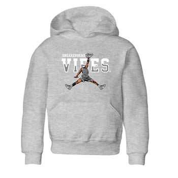 Air Jordan 4 Retro Frozen Moments shirt to match jordans Sneakerhead Vibes sneaker tees Air Jordan 4 Light Iron Ore SNRT Sneaker Release Tees Baby Toddler Heather Grey 2 T-Shirt