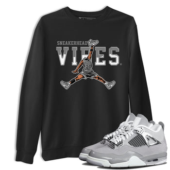 Air Jordan 4 Retro Frozen Moments shirt to match jordans Sneakerhead Vibes sneaker tees Air Jordan 4 Light Iron Ore SNRT Sneaker Release Tees Unisex Black 1 T-Shirt