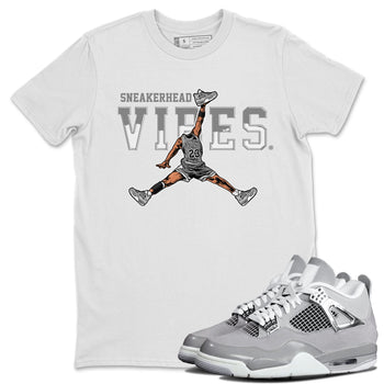 Air Jordan 4 Retro Frozen Moments shirt to match jordans Sneakerhead Vibes sneaker tees Air Jordan 4 Light Iron Ore SNRT Sneaker Release Tees Unisex White 1 T-Shirt