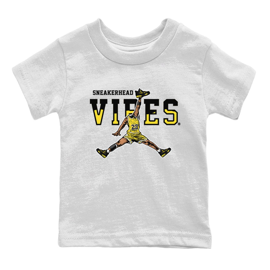 Air Jordan 4 Thunder Sneaker Match Tees Sneakerhead Vibes Sneaker Tees Air Jordan 4 Retro Thunder Sneaker Release Tees Kids Shirts White 2
