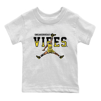Air Jordan 4 Thunder Sneaker Match Tees Sneakerhead Vibes Sneaker Tees Air Jordan 4 Retro Thunder Sneaker Release Tees Kids Shirts White 2
