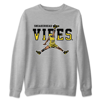 Air Jordan 4 Thunder Sneaker Match Tees Sneakerhead Vibes Sneaker Tees Air Jordan 4 Retro Thunder Sneaker Release Tees Unisex Shirts Heather Grey 2