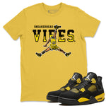 Sneakerhead Vibes Unisex Tops - Air Jordan 4 Thunder - SNRT Sneaker Tee