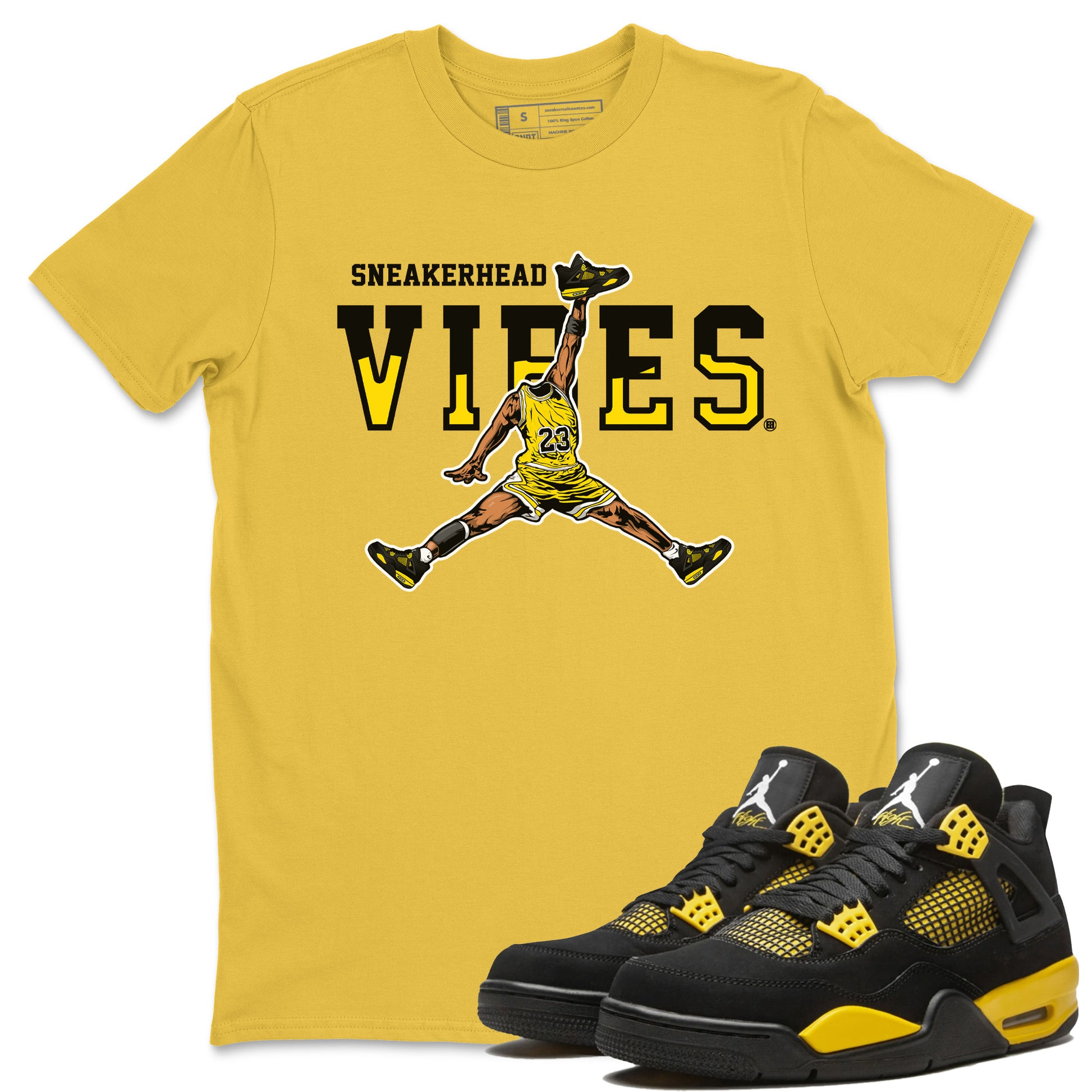 Sneakerhead Vibes Unisex Tops - Air Jordan 4 Thunder - SNRT Sneaker Tee