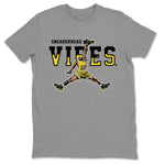 Air Jordan 4 Thunder Sneaker Match Tees Sneakerhead Vibes Sneaker Tees Air Jordan 4 Retro Thunder Sneaker Release Tees Unisex Shirts Heather Grey 2