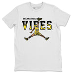 Air Jordan 4 Thunder Sneaker Match Tees Sneakerhead Vibes Sneaker Tees Air Jordan 4 Retro Thunder Sneaker Release Tees Unisex Shirts White 2