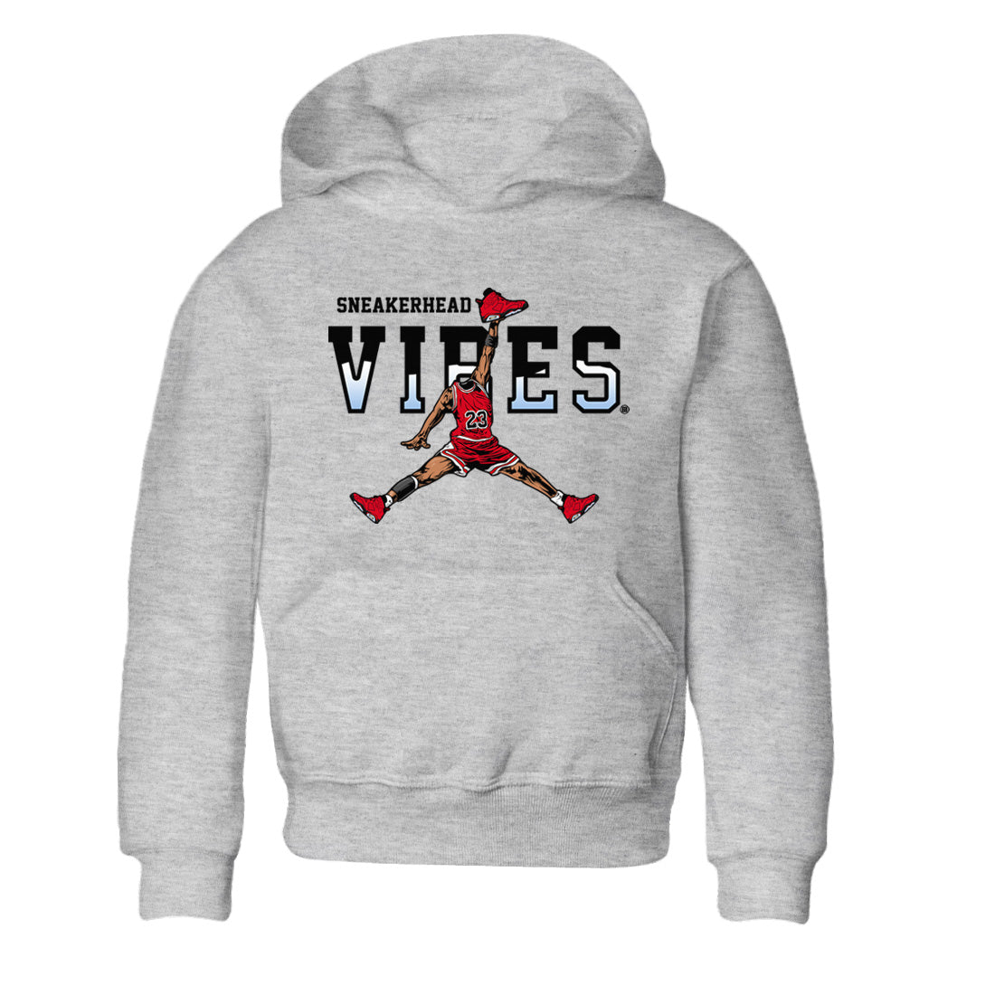 Air Jordan 6 Toro Bravo Sneaker Match Tees Sneakerhead Vibes Sneaker Tees Air Jordan 6 Toro Sneaker Release Tees Kids Shirts Heather Grey 2