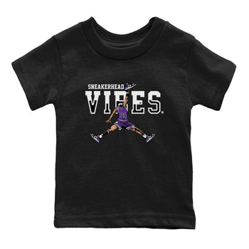 Sneakerhead Vibes sneaker match tees to Court Purple Dunks street fashion brand for shirts to match Jordans SNRT Sneaker Tees Dunk Low Court Purple unisex t-shirt Black 2 youth shirt