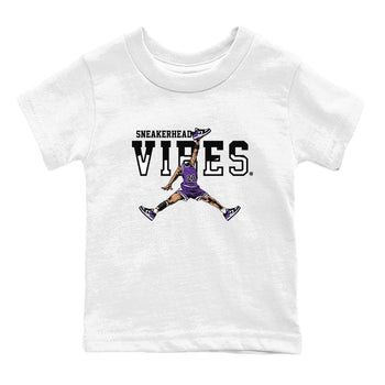 Sneakerhead Vibes sneaker match tees to Court Purple Dunks street fashion brand for shirts to match Jordans SNRT Sneaker Tees Dunk Low Court Purple unisex t-shirt White 2 youth shirt