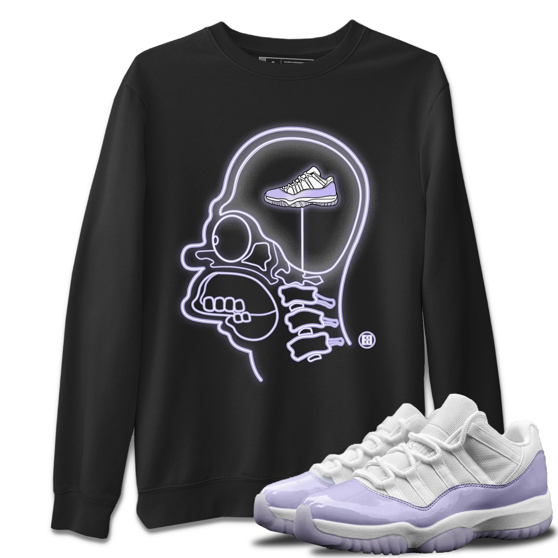 Jordan 11 Pure Violet Sneaker Match Tees Sneakerhead XRay Sneaker Tees Jordan 11 Pure Violet Sneaker Release Tees Unisex Shirts