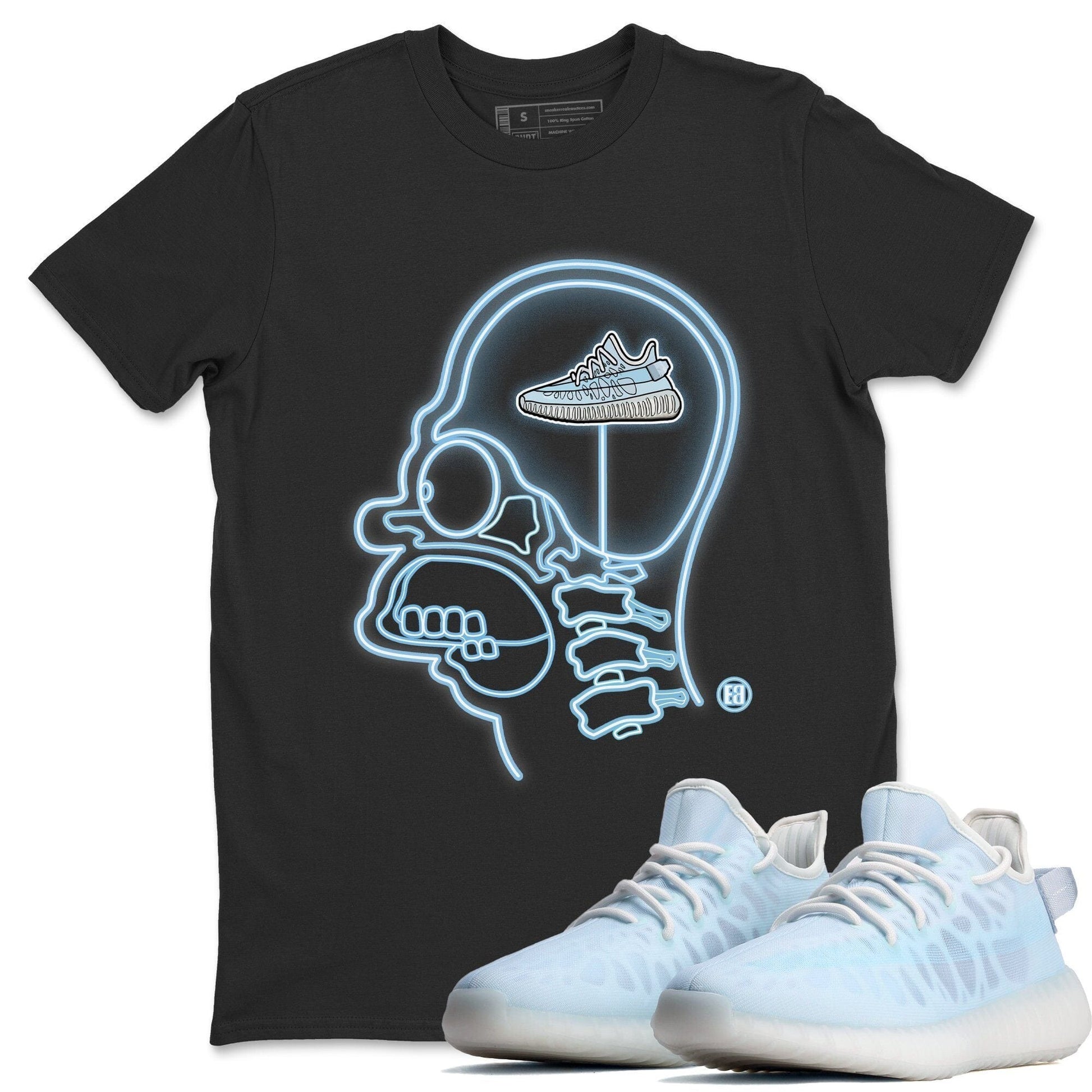 Yeezy 350 Mono Ice Sneaker Match Tees Sneakerhead Xray Sneaker Tees Yeezy 350 Mono Ice Sneaker Release Tees Unisex Shirts