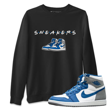 Jordan 1 True Blue Sneaker Match Tees Sneakers Sneaker Tees Jordan 1 True Blue Sneaker Release Tees Unisex Shirts